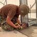 U.S. Navy Seabees with NMCB-5's Detail Diego Garcia support the U.S. Air Force