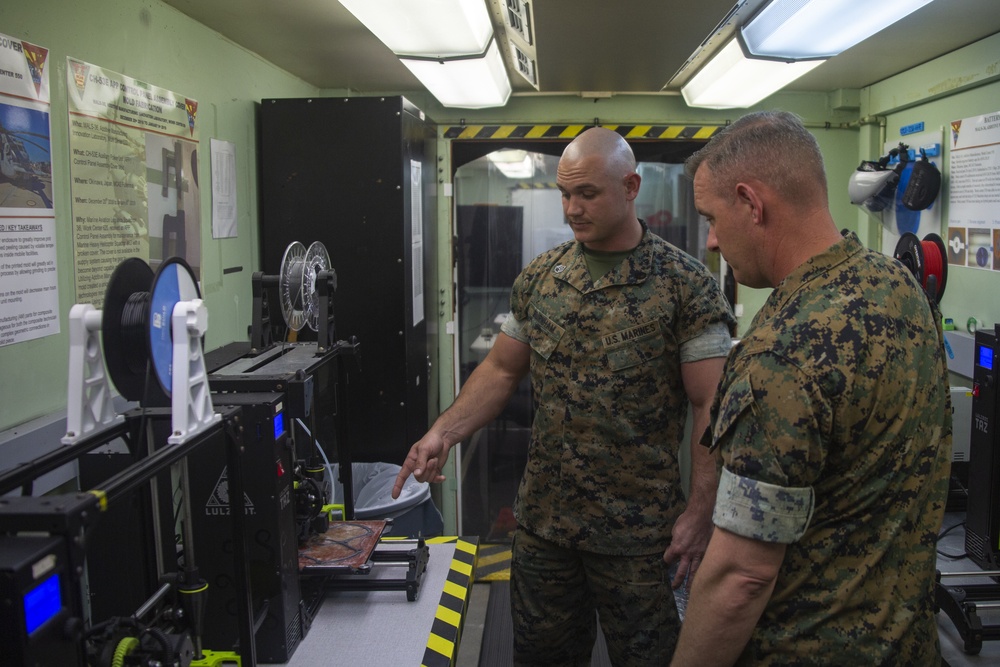 U.S. Marines with MALS-36 put 3D printing skills to use against COVID-19
