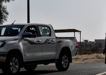 Kuwait Airmen and Marines exercise COVID-19 precautions