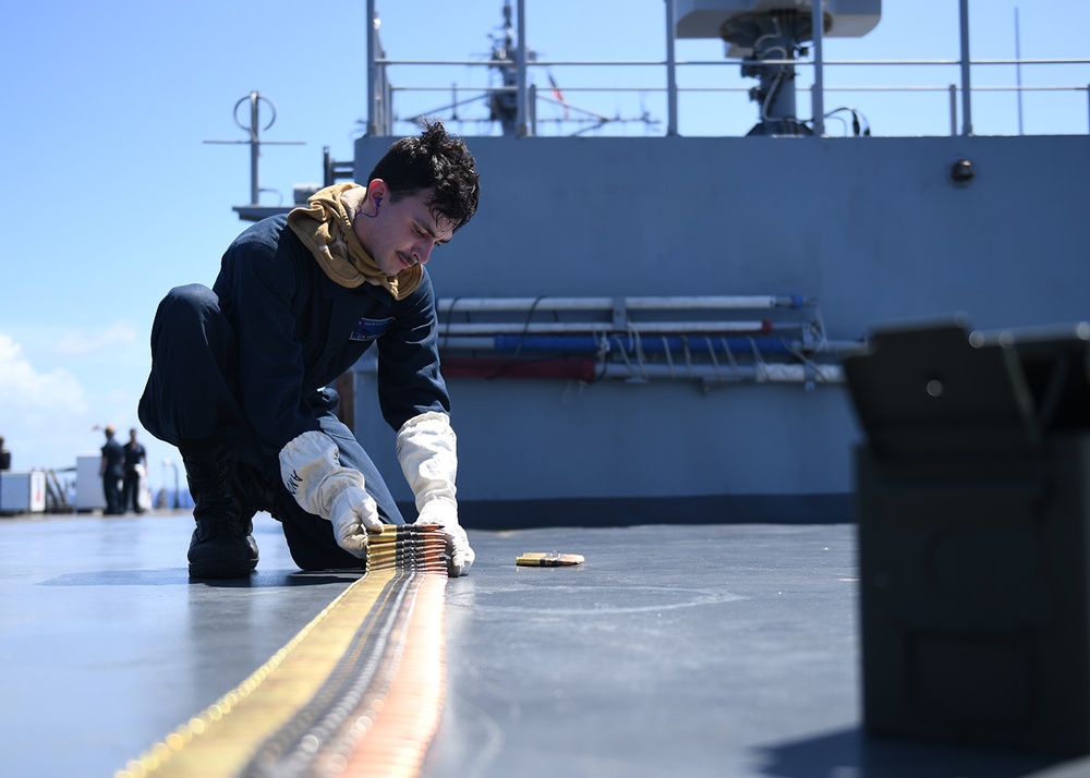 USS Blue Ridge Live-Fire Exercise