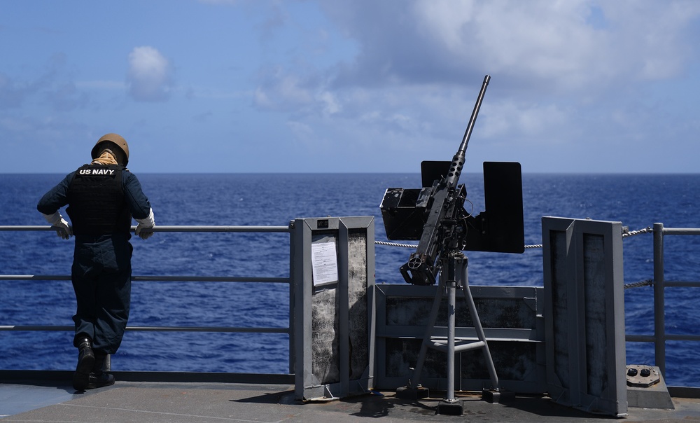 USS Blue Ridge Live-Fire Exercise