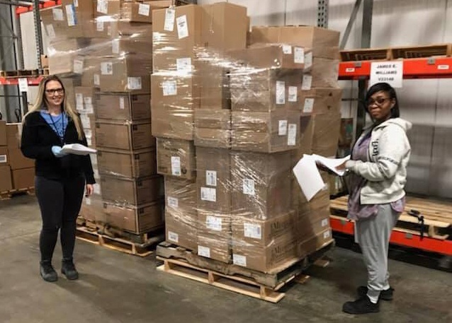 Defense Logistics Agency Distribution Norfolk, Virginia’s support to USNS Comfort (T-AH 20) load out and support to the COVID-19 Medical Mission is DDNV’s No. 1 priority.