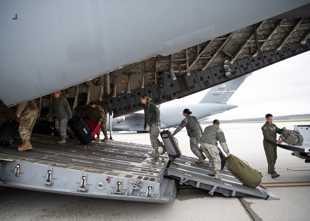 445th AMDS, ASTS deploy to New York to help with COVID-19 pandemic
