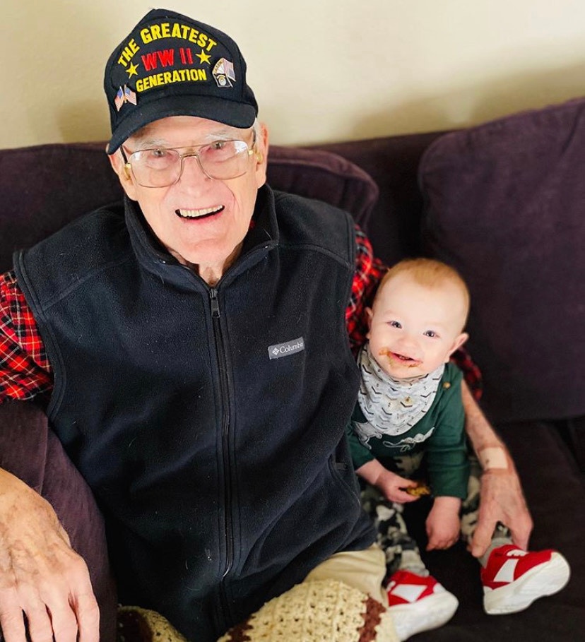 World War II Navy veteran Bill Kelly