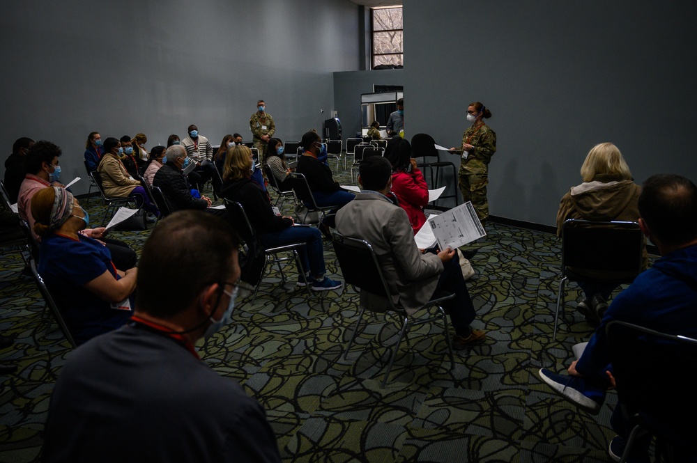 New Jersey National Guard medical staff supports the Secaucus Field Medical Station in COVID-19 relief effort