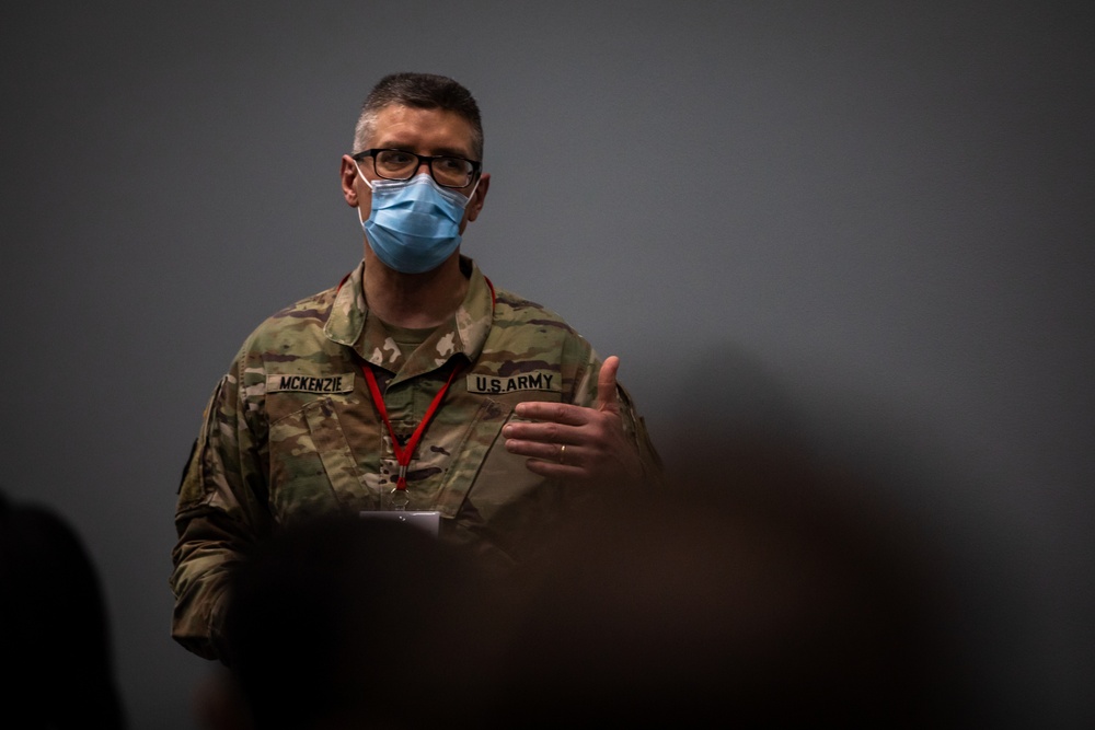 New Jersey National Guard medical staff supports the Secaucus Field Medical Station in COVID-19 relief effort
