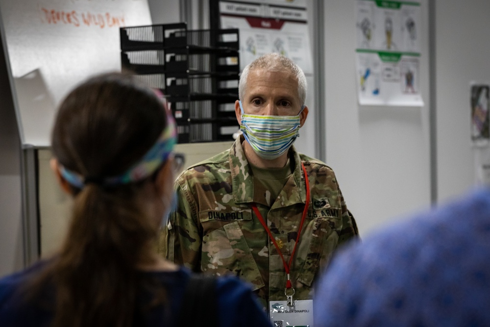 New Jersey National Guard medical staff supports the Secaucus Field Medical Station in COVID-19 relief effort