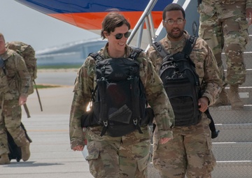 38th Infantry Soldiers coming home