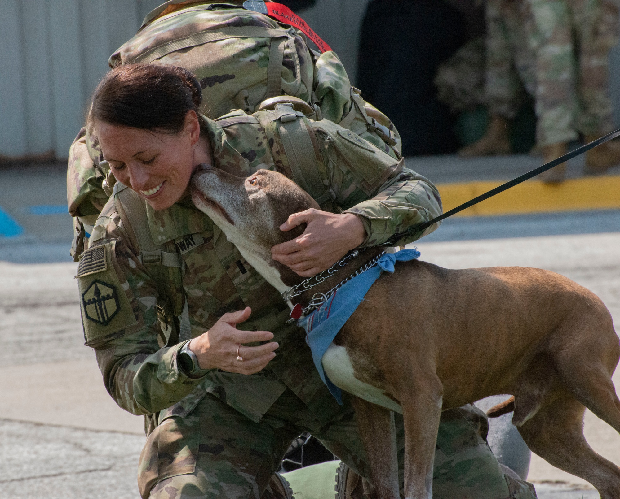 Soldier Coming Home To Dog(02)