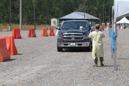 Fort Stewart Drive-Thru Screening Officially Opens