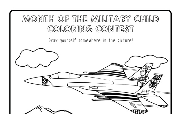 173rd FW Celebrates Month of the Military Child with Virtual Coloring Contest