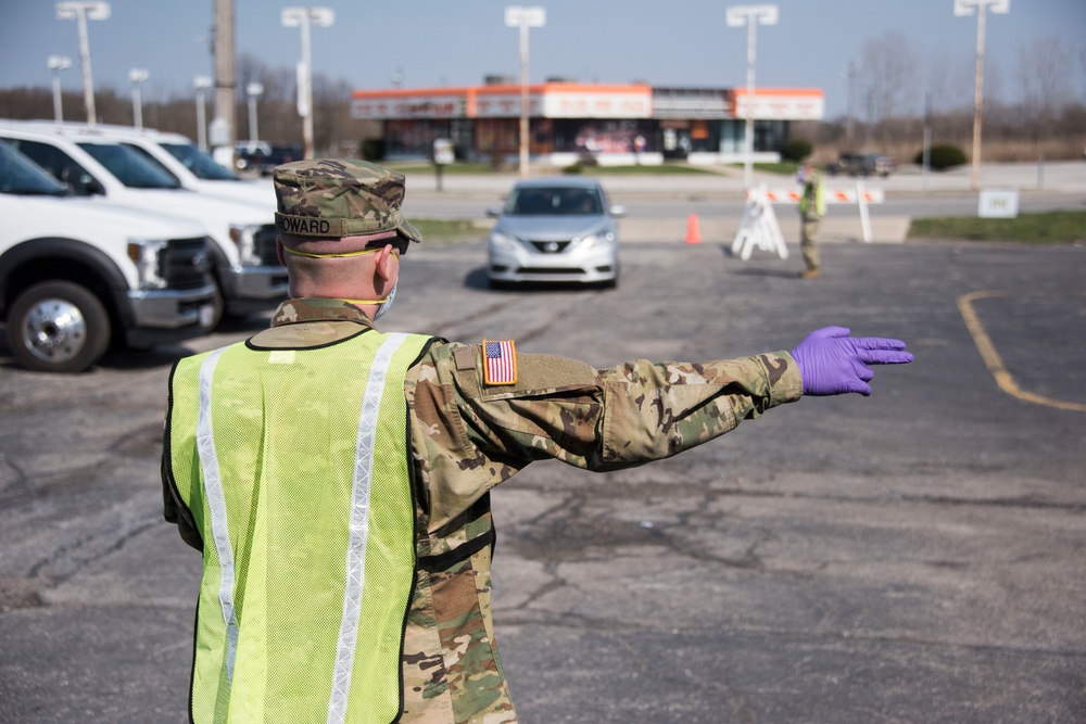 Indiana National Guard provides critical support to Northwest Indiana food bank