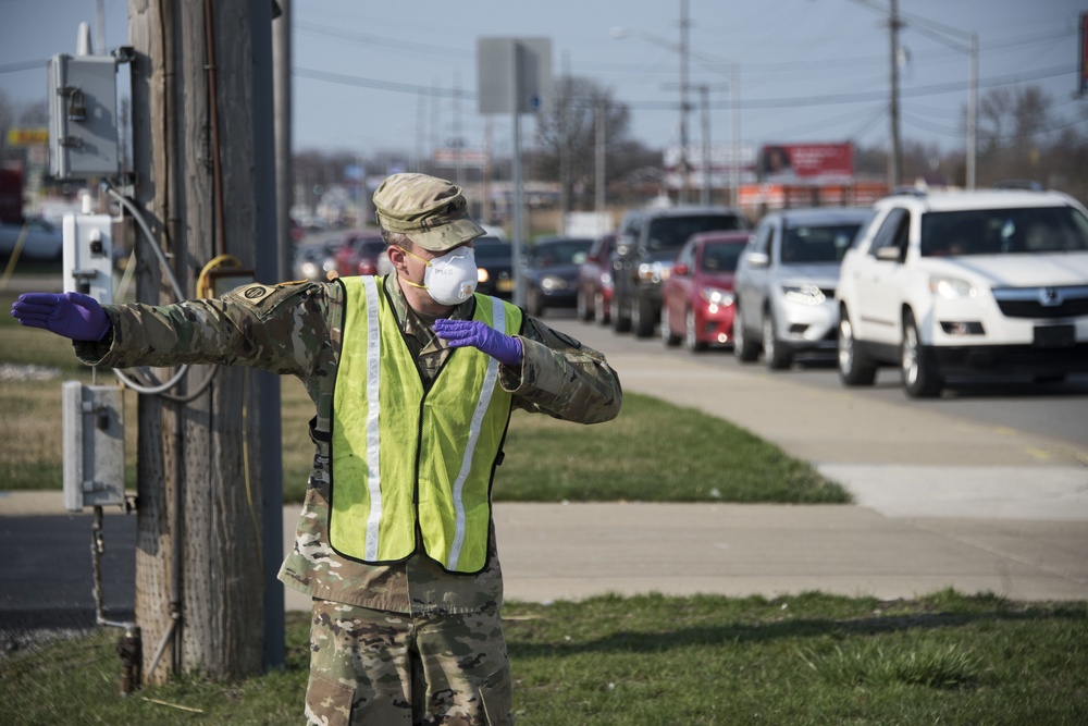 Indiana National Guard provides critical support to Northwest Indiana food bank