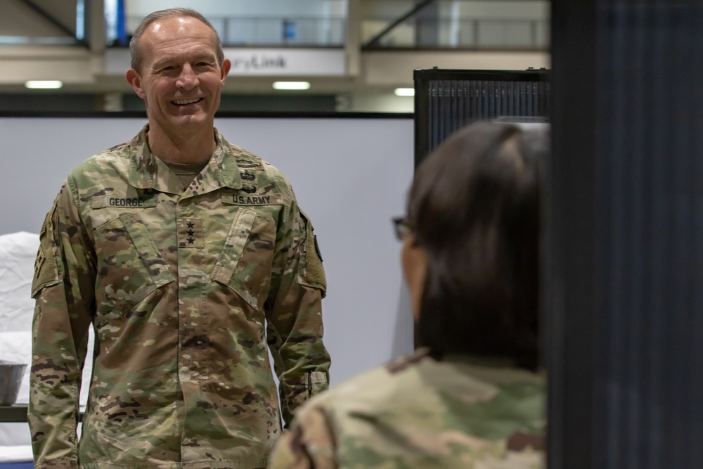 Lt. Gen. Randy A. George visits Seattle Mobile Hospital