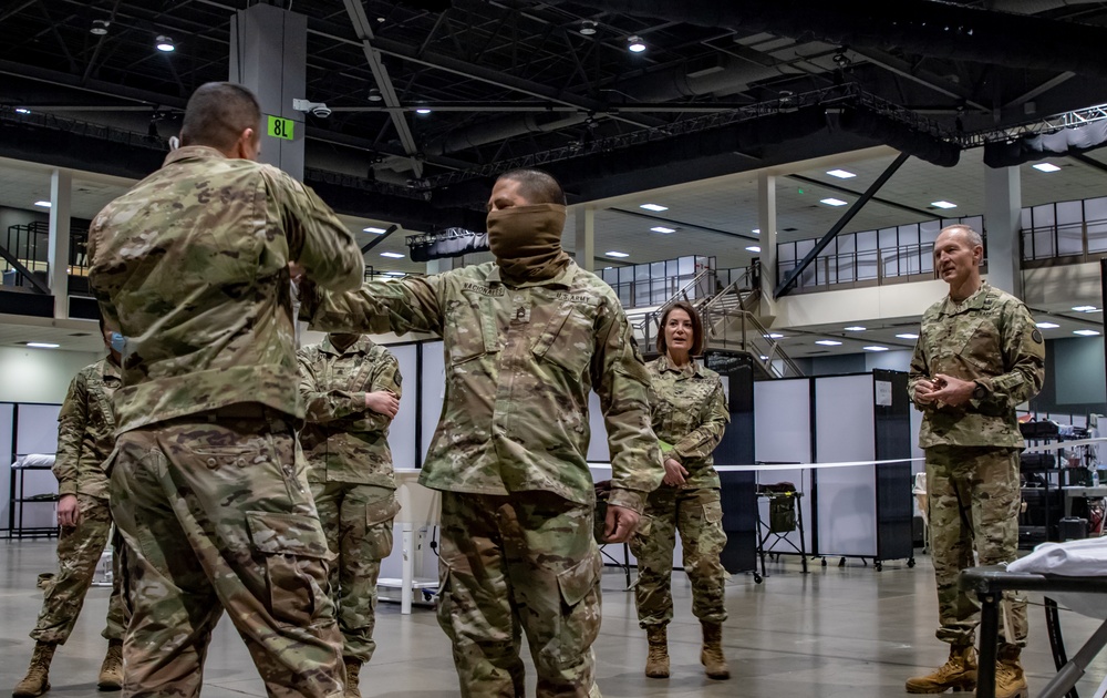 Lt. Gen. Randy A. George visits Seattle Mobile Hospital