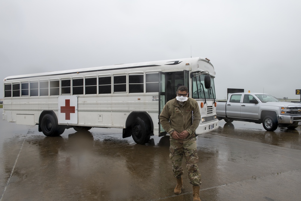 Mobility Airmen deliver aid to combat COVID-19