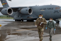 Mobility Airmen deliver aid to combat COVID-19