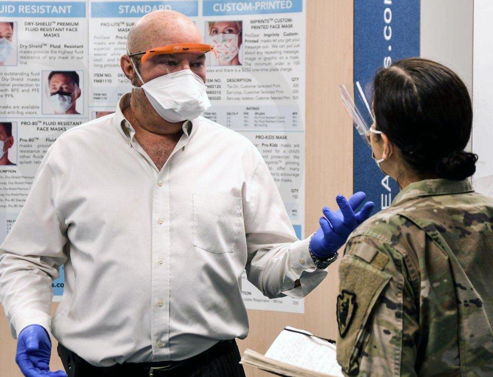 Texas Military Department Assists in N95 Mask Production