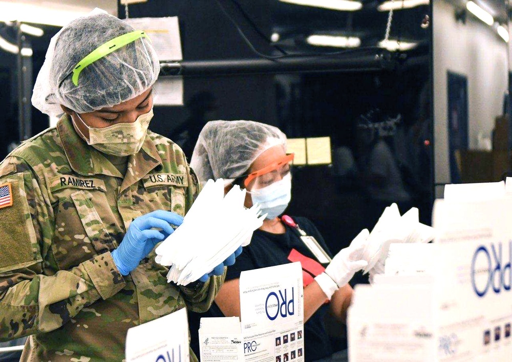 Texas Military Department Assists in N95 Mask Production
