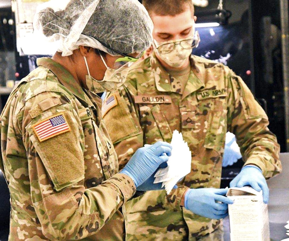 Texas Military Department Assists in N95 Mask Production