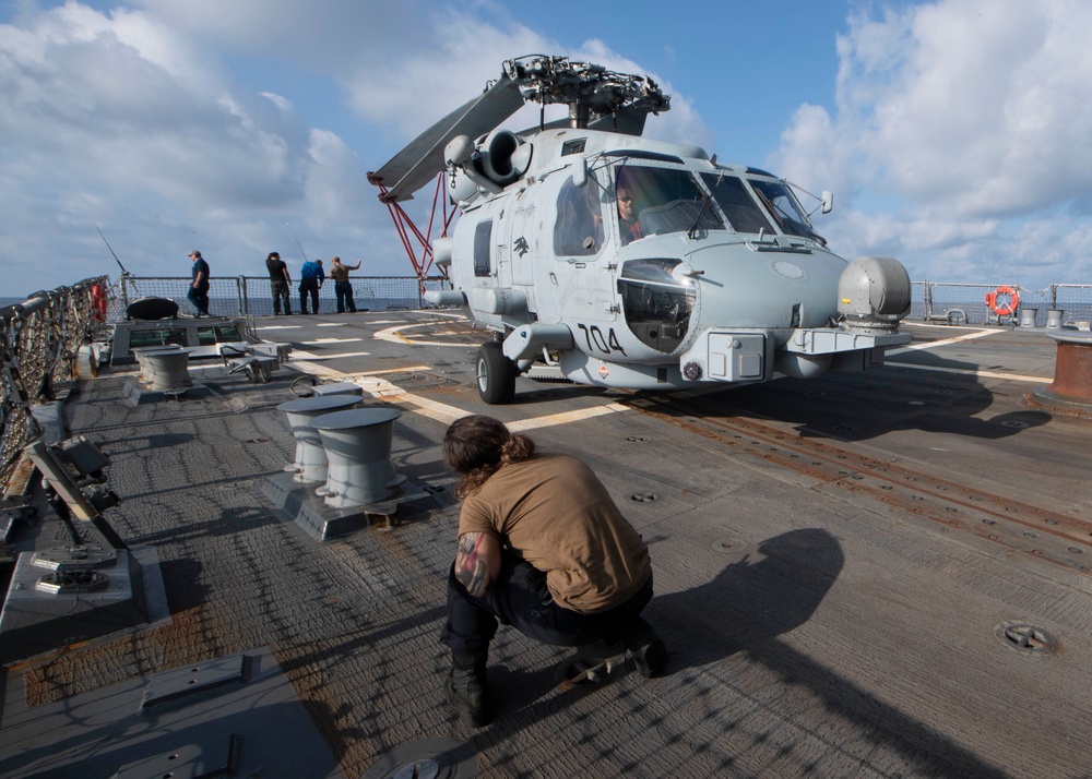 USS Kidd Conducts Routine Operations