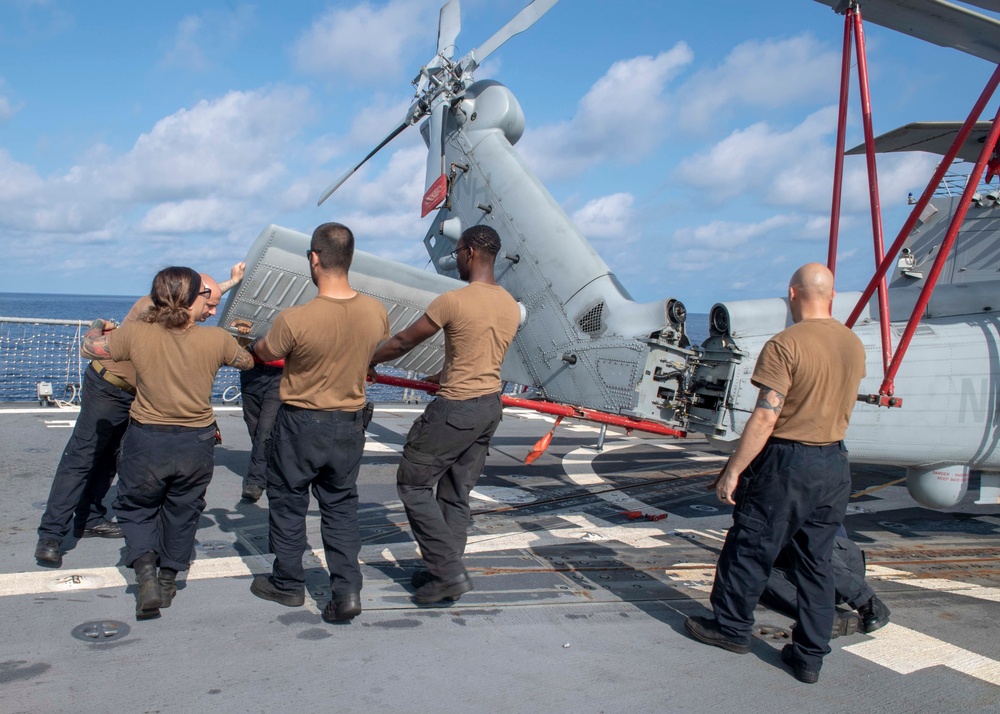 USS Kidd Conducts Routine Operations