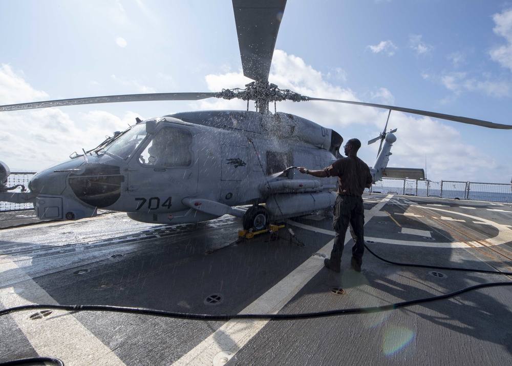 USS Kidd Conducts Routine Operations