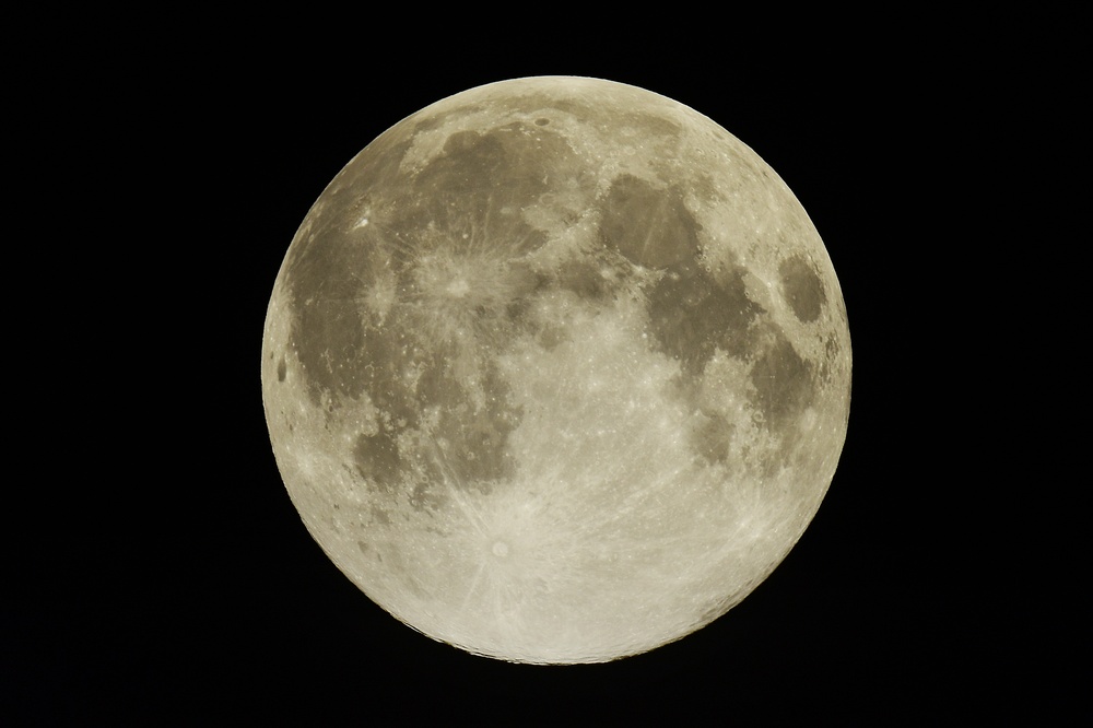 2020 Pink Super Moon over RAF Lakenheath
