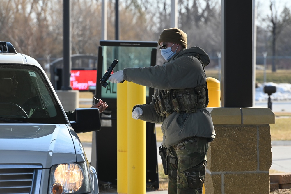 119th Wing members are taking precautions while performing their duties