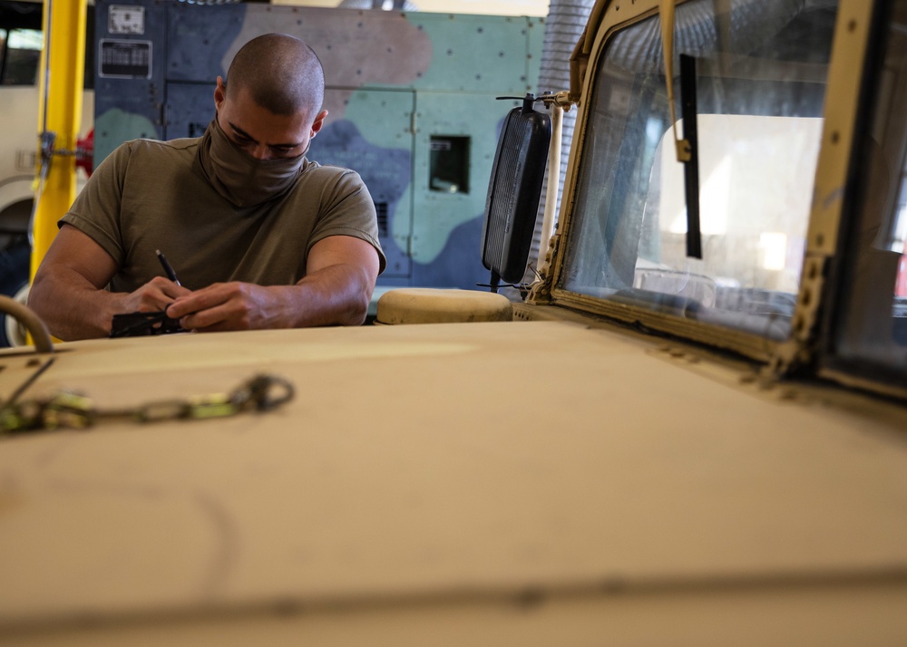 All American Paratroopers conduct limited mission-essential maintenance