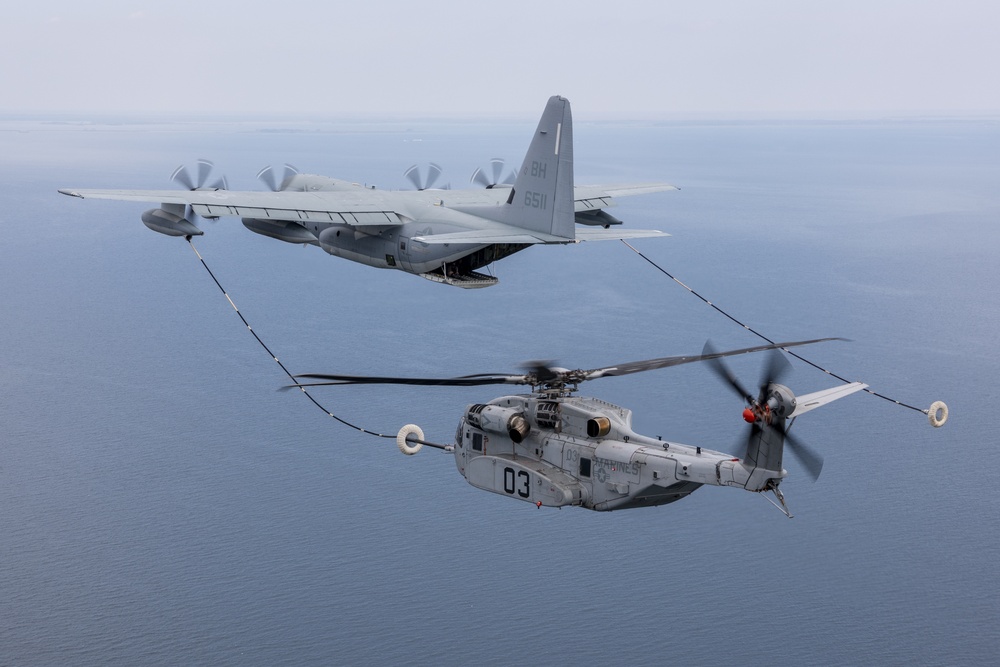 CH-53K King Stallion Aerial Refueling Wake Test