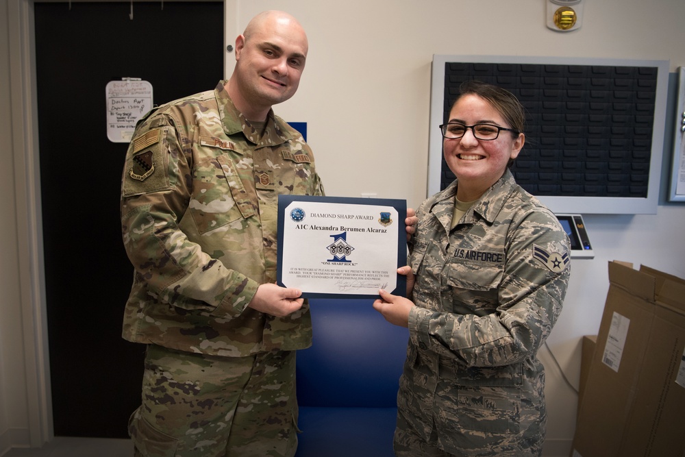Hanscom Airmen certified diamond sharp