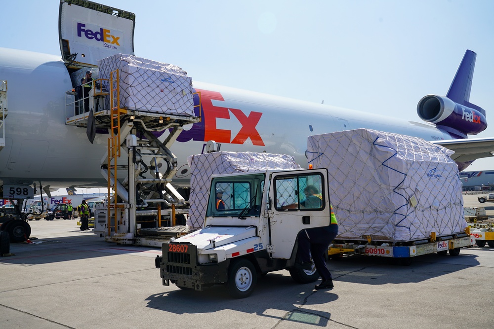 Project Airbridge Delivers supplies for Nationwide Distribution April 8