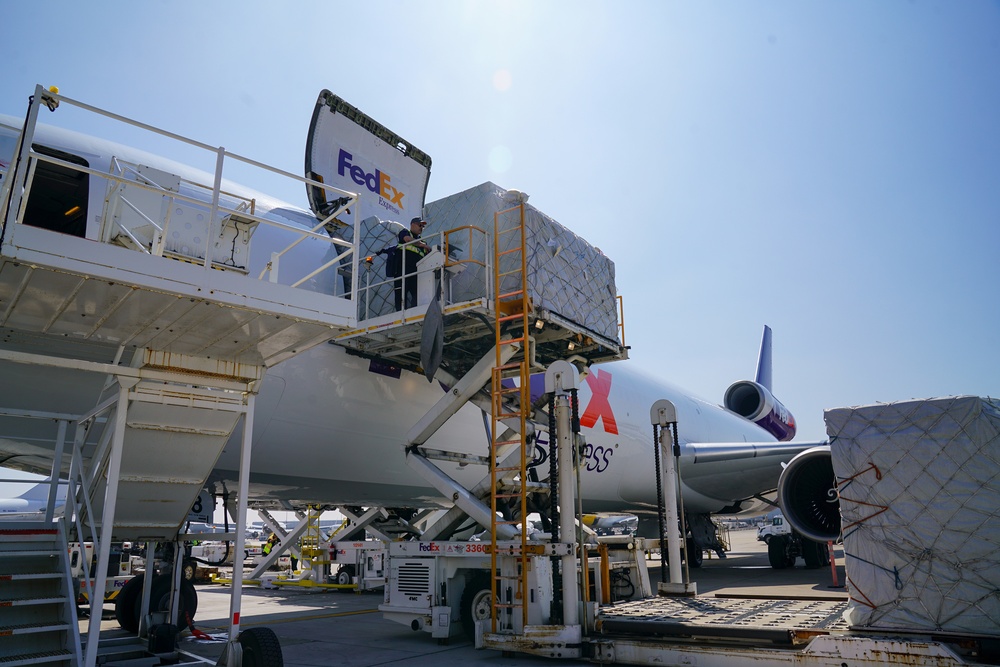 Project Airbridge Delivers supplies for Nationwide Distribution April 8