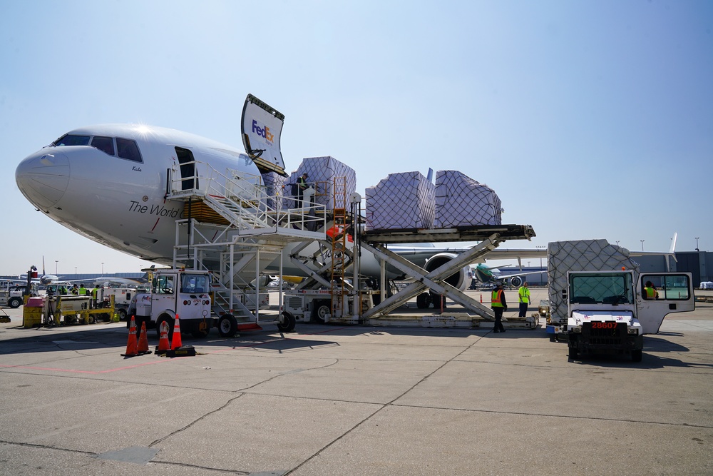 Project Airbridge Delivers supplies for Nationwide Distribution April 8