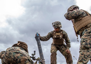 Dropping rounds: ITB Marines test mortar skills