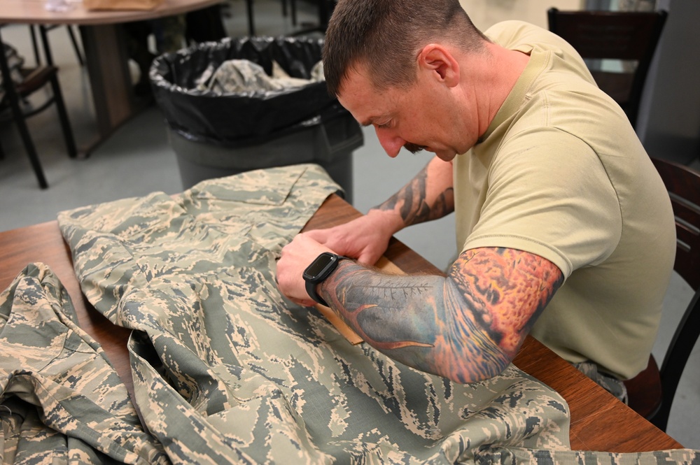 173rd Fighter Wing creates masks in response to COVID-19