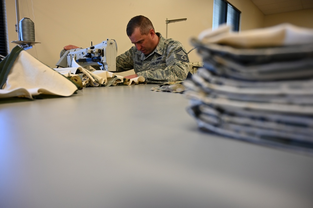 173rd Fighter Wing creates masks in response to COVID-19