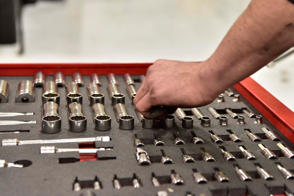 354th LRS; one-stop shop for heavy vehicle maintenance