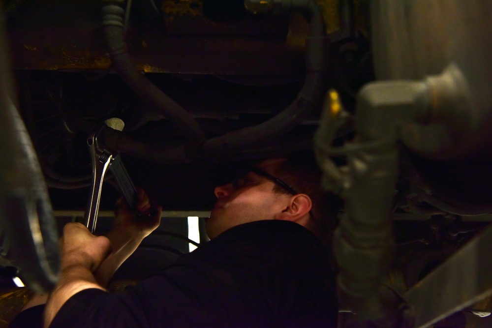 354th LRS; one-stop shop for heavy vehicle maintenanceSenior Airman Beaux Hebert