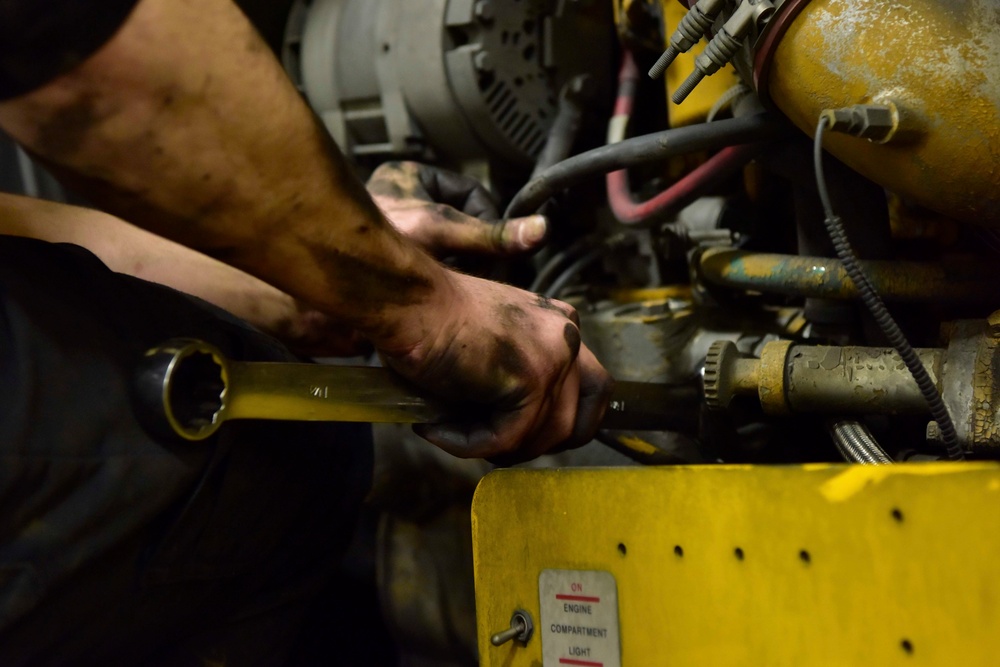 354th LRS; one-stop shop for heavy vehicle maintenance
