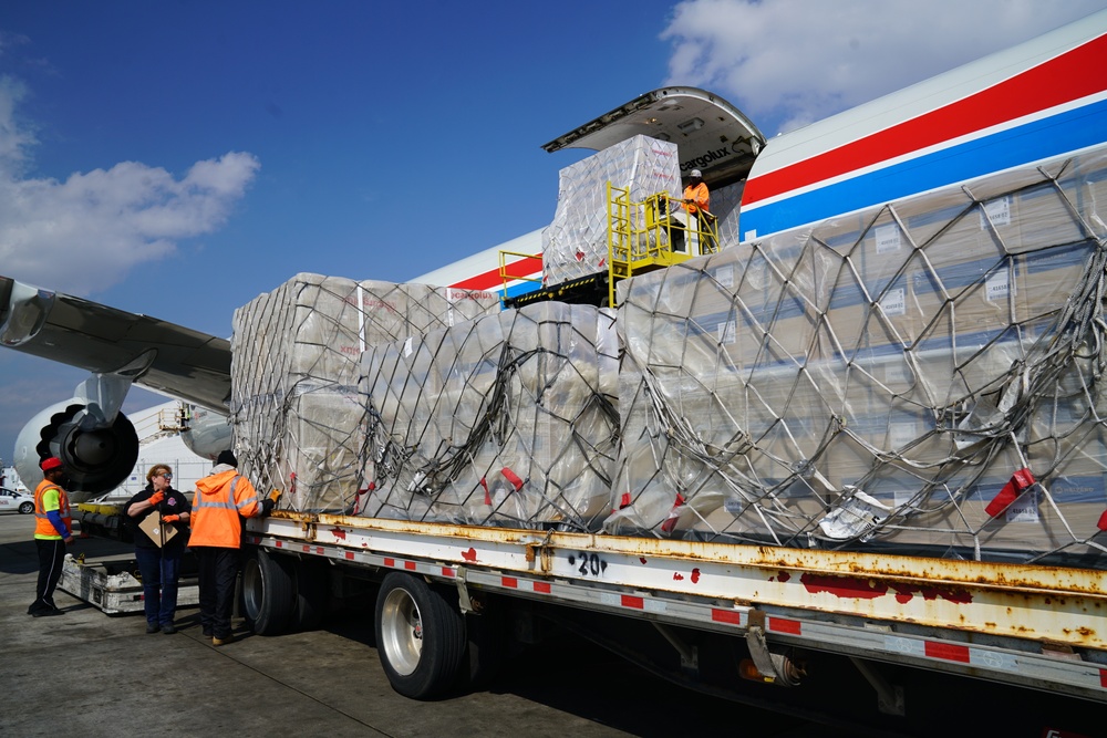 Project Airbridge Delivers supplies for Nationwide Distribution April 7