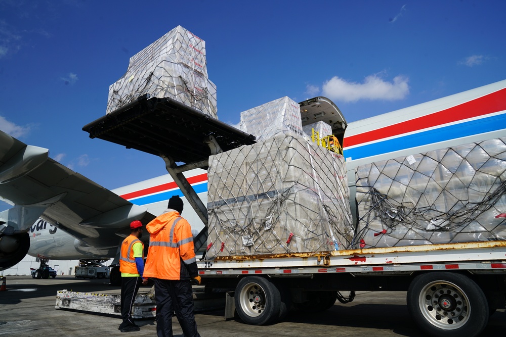 Project Airbridge Delivers supplies for Nationwide Distribution April 7