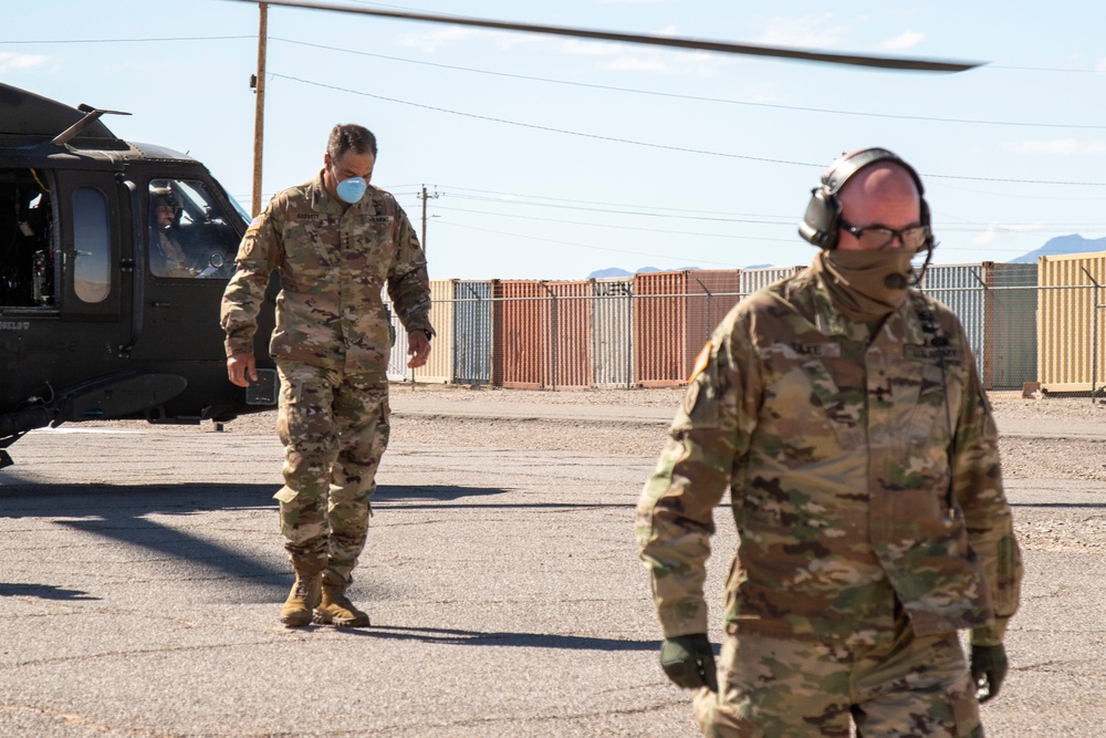 Gen. Garrett Visits Fort Bliss