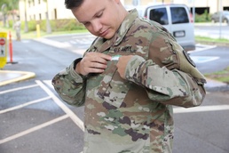 COVID-19 screening at Desmond T. Doss Health Clinic