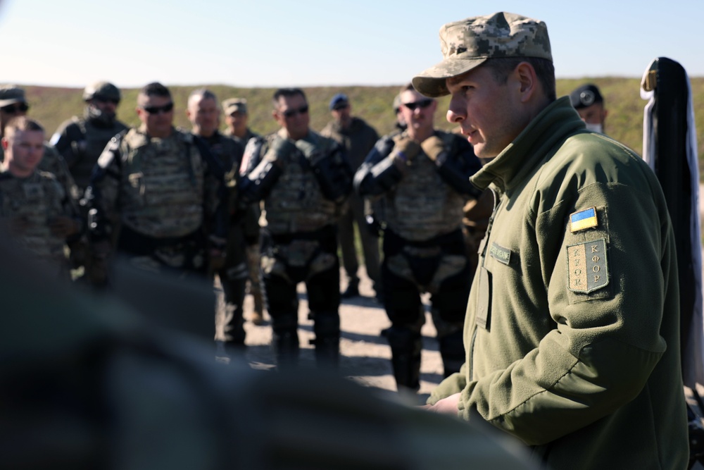 KFOR Freedom of Movement Detachment rehearses obstacle removal