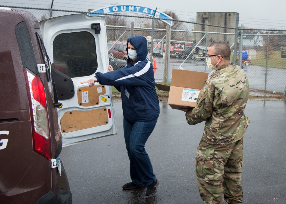 Connecticut National Guard assists PPE distribution