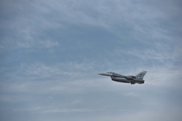 F-16 Fighting Falcon takes off