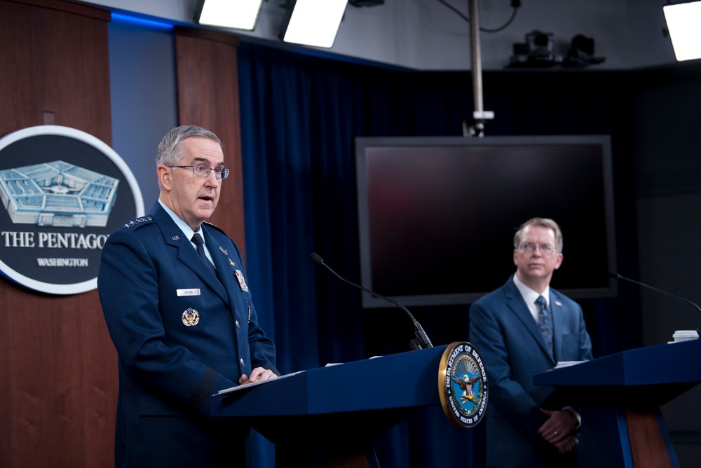 Top Defense Officials Brief on COVID-19