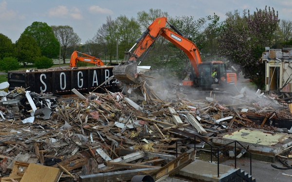 Old 101st Airborne Division and Garrison Headquarters Building Demolition, T-39